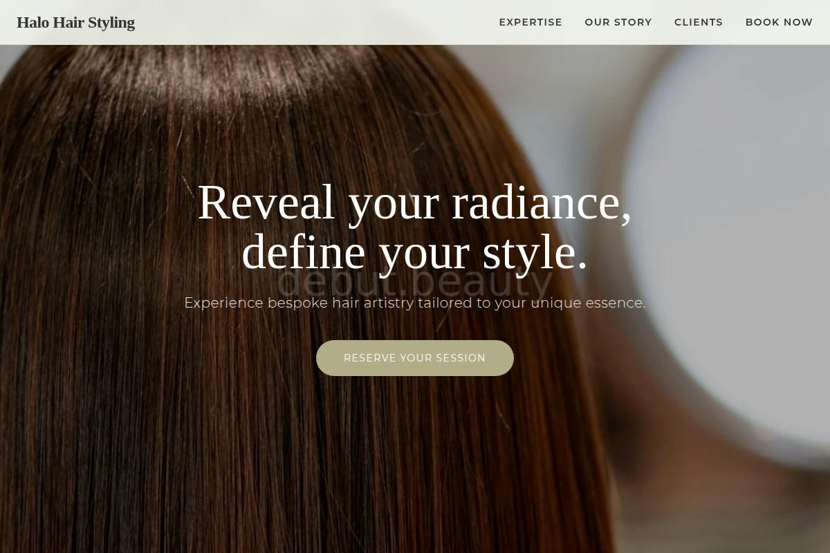 Halo Hair Styling