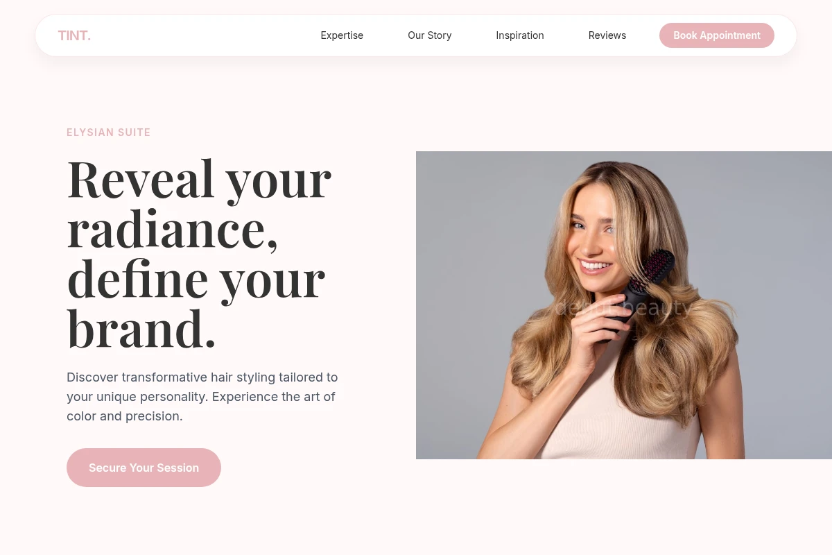 Tint Hair Styling